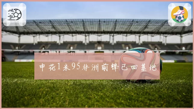 申花1米95非洲前锋已回基地