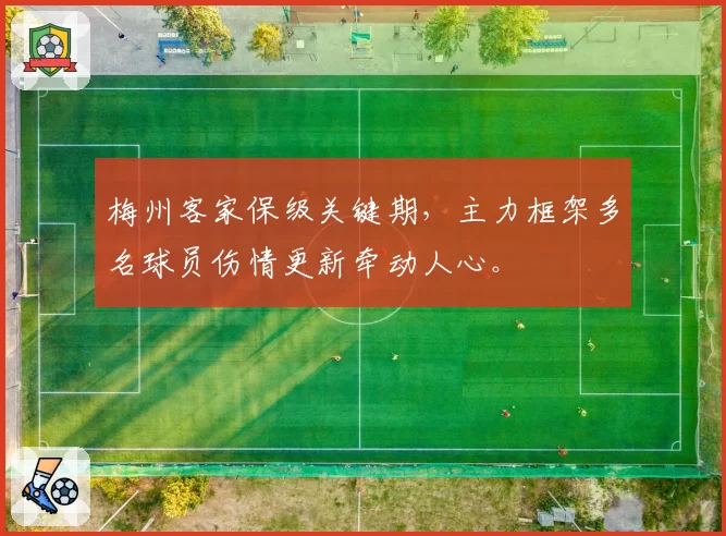 梅州客家保级关键期,主力框架多名球员伤情更新牵动人心。